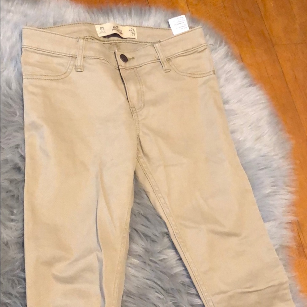 Hollister tan jeans